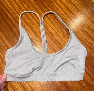 Alo Ribbed Blissful Bra xs thumbnail 1