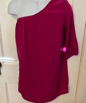 Cocolove one sleeve open shoulder dress Fully Lined Mini size S thumbnail 1
