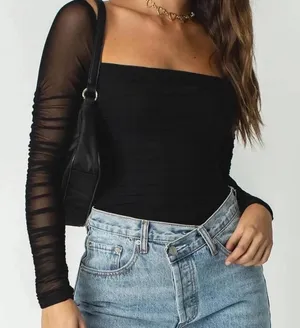 Princess Polly Mesh Long Sleeve thumbnail 1