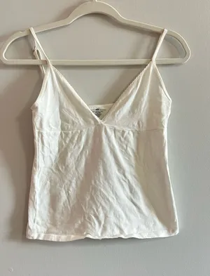 brandy melville amara tank white thumbnail 1
