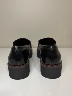 Franco Sarto Balinna Black Leather Slip On Loafers thumbnail 4