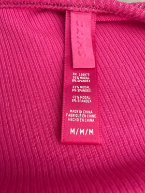 Skims Soft Lounge Long Sleeve Pink Shimmer Dress thumbnail 4