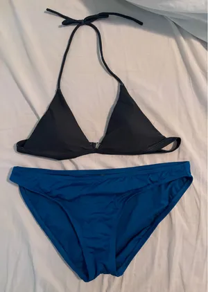 Triangle Top Bikini Blue thumbnail 1
