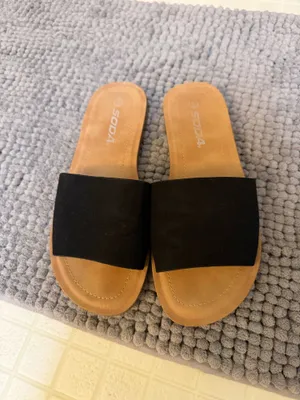 Soda Black sandals thumbnail 2