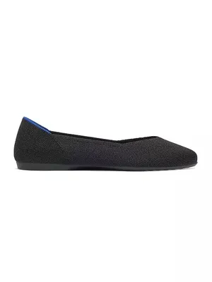 Rothy’s The Daily Knit Flats Women’s Size 10.5 Black Washable Round Toe Shoes thumbnail 2