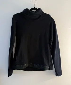 Nike Black Long Sleeve Funnel Neck Top thumbnail 1
