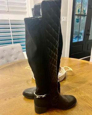 JustFab Argo Quilted Riding Boot Size 7 thumbnail 11