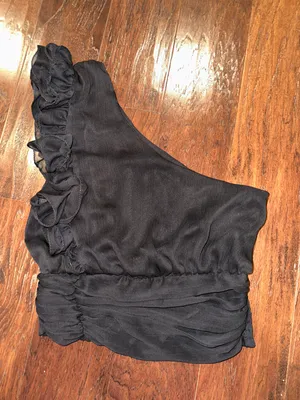 DO+BE one Shoulder Ruffle Top thumbnail 2