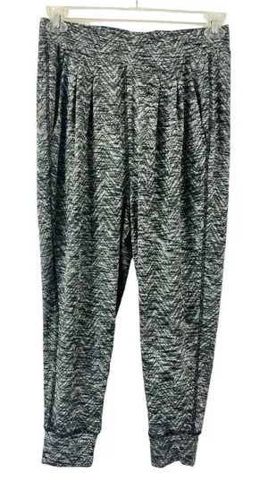 Free People Women's Black & White Pants thumbnail 1