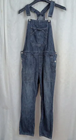 Ladies' Gap 100% Cotton Denim Overalls Small thumbnail 1