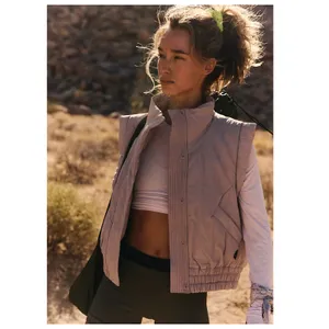 NEW Free People FP Movement Scrunch Time Puffer Vest Size XS thumbnail 2