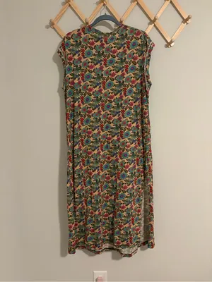 Natural Life Cotton Floral Midi Dress size Medium thumbnail 6