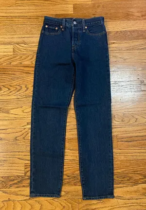 Levi’s Wedgie Dark Wash Jeans thumbnail 1