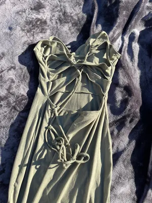 Olive Green Dress thumbnail 2
