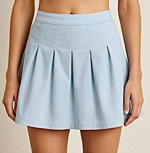 🌸AMERICAN EAGLE BLUE PLEATED MINI SKIRT SIZE 6🌸 thumbnail 1