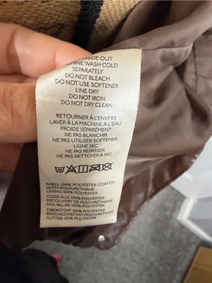 Anthropologie Brown Faux Leather Moto Biker Jacket M NWOT thumbnail 8