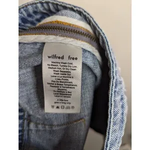 Aritzia Wilfred Free donyale denim A-line skirt size 8 thumbnail 6