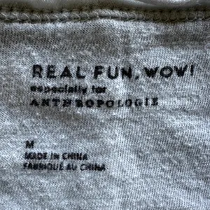 Anthropologie Real Fun, Wow! Gratitude Graphic Sun Waffle Thermal Top Cream M thumbnail 3