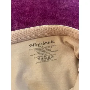 MIRACLESUIT *BEIGE COLOR* Shapewear Shorts Thighs Tummy Waist Slimming Large L thumbnail 5