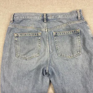 We The Free Jeans Womens 28 Blue Light Wash High Rise Straight Distressed Hem thumbnail 11