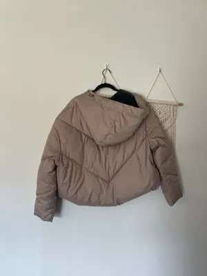 Zara tan puffer jacket  thumbnail 4