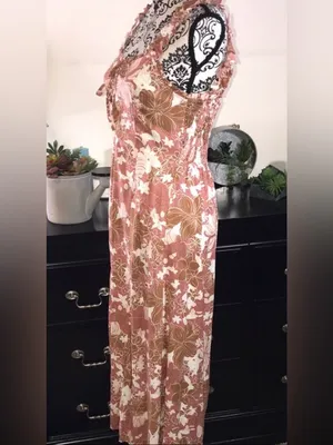 Sincerely Jules Floral Maxi Dress Size Small Like New thumbnail 5