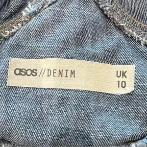 ASOS Women’s Dark Blue Denim Overalls thumbnail 5