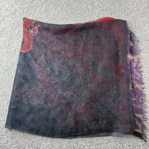 Pashmina Paisley Scarf Wrap Shawl Red‎ Purple Gray Womens Fashion Accessory thumbnail 4