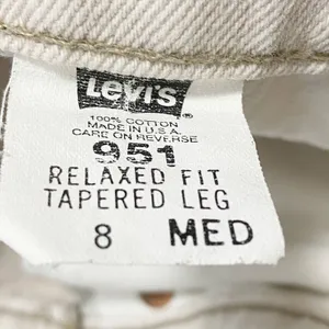 Vintage 1996 951 Levi's Jeans Womens Sz 8 Relaxed Fit Tapered Leg‎ Denim thumbnail 9