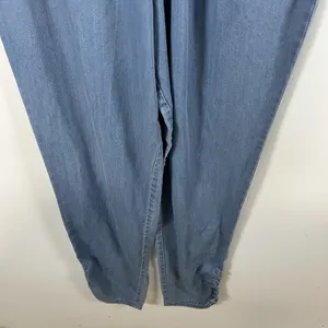 Lovers & Friends Jumpsuit Size S Blue Chambray Denim Long Sleeve Boho‎ Chic thumbnail 7