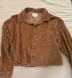American Eagle Corduroy Cropped Jacket thumbnail 1