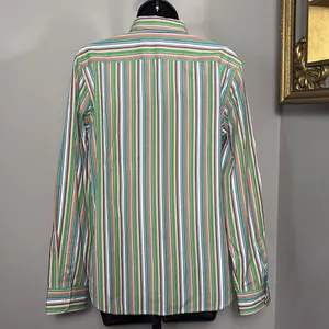 Lauren Ralph Lauren LRL Medium Striped Button Down Dress Shirt thumbnail 3