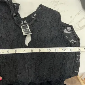 Windsor M Medium Dress Bodycon Black Lace Whimsygoth Fairy Coquette Sexy Stretch thumbnail 13