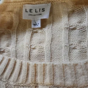 Buckle Le Lis Ivory Cable Ribbed Cropped Pullover Sweater Size Large thumbnail 6
