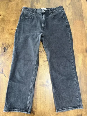 EUC Womens Abercrombie and Fitch the ankle straight‎ ultra high rise size 28 XS thumbnail 1