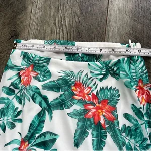 Lulu’s Evadne White and Teal Tropical Print Two-Piece Maxi Dress NWT Size XS thumbnail 12
