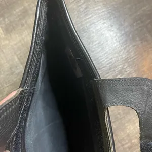 🐱THE LEATHER WORKS Black Leather Briefcase Bag thumbnail 4