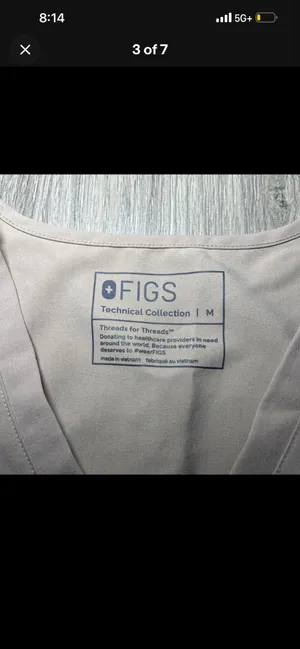 FIGS Scrub Top Boulder Casma Medium thumbnail 3