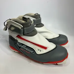 Salomon Siam 7 pilot performance touring‎ ski boots women's size 9 white thumbnail 2