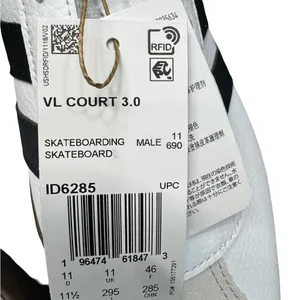 Adidas VL Court 3.0 Sneakers Men's 11.5 White Black BNIB Skate Shoes thumbnail 8