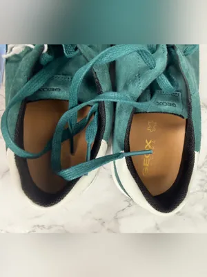 New Geox Spherica Ecub-1 Woman Low Top Sneakers in dark green/white size 7 thumbnail 5