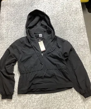 Calia‎ Womens XS Hooded Windbreaker Pure Black Water Repellent WAX14309 NWT thumbnail 1