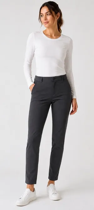 Lululemon On The Move Pants Women's Size 2 Charcoal Gray thumbnail 1