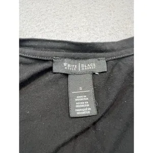 White House Black Market Small Sleeveless Tank Top Black‎ Pocket thumbnail 5