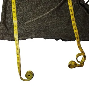 Strapless Tube Mini Dress Metallic Old Gold w/ Attached Shapewear Lining Large thumbnail 6