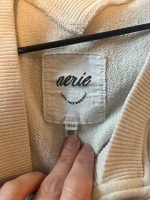 Aerie House Party Sweatshirt V-Neck Oversized thumbnail 5