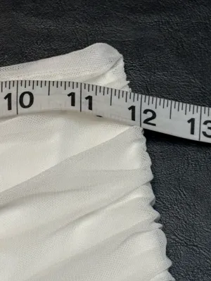 Princess Polly White Asymmetrical Lovell Ruffle Mini Skirt size 2 NWT thumbnail 9