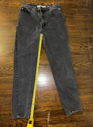Bugle Boy Slim Fit Black Jeans, size 8R 28” inseam thumbnail 4
