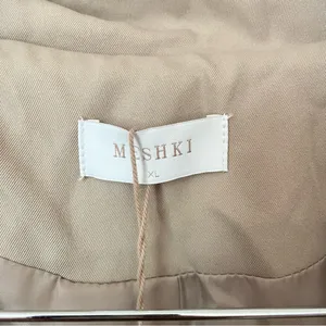 Meshki Andreas Oversized Trench Coat in Beige Tan Size XL *No Belt* thumbnail 5