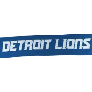 NFL Football Detroit Lions Priority Health Logo Fringe Promotional Wrap Scarf OS thumbnail 2